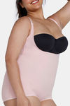 Zivame High Compression Short Length Shaper Bodysuit - Sepia Rose — thumbnail 9